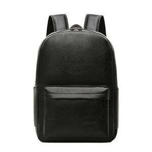 Premium Western Good Quality Slim Laptop Dark <strong>Brown</strong> Luxury Top Grain Custom Pu Leather <strong>Backpack</strong> with logo Embossed - Product Image 2