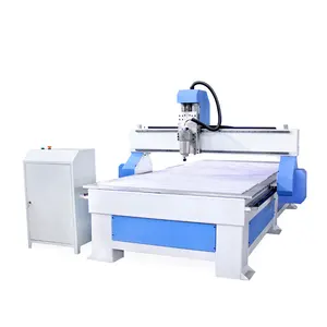 Diskon alat ukir kayu cnc 1300x2500mm 4 sumbu atc router kayu 2,2 kW 5kW alat pendingin air