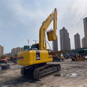 Excavateurs d'occasion Komatsu série PC220-7 120 120-2/3/5/6 12 tonnes Composant d'origine Bulldozers de marque japonaise Stock de vente disponible - Product Image 3