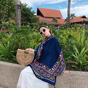 Viscose Adult <b>Women's</b> Durable Long Section Soft Tassel Sunscreen Air Conditioning Seaside Beach Towel Hawaiian Sarongs <b>Shawl</b> All - Product Image 5