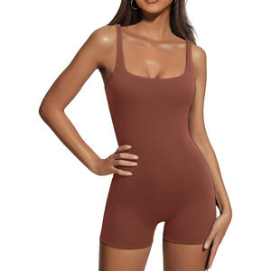 Mono Deportivo Sexy para Mujer, Ajustado, de Una Pieza, Tejido Elástico, Transpirable, con Malla, para Entrenamiento de Alta Intensidad - Product Image 1