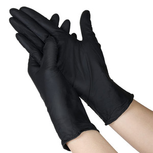 Single-use High-quality Manufacturer Custom Box <strong>Black</strong> Nitrile <strong>Gloves</strong> 100 Pcs Nitrile <strong>Glove</strong> Disposable <strong>Glove</strong> Powder Free