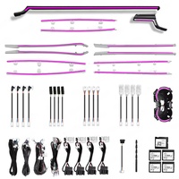 Kit d'éclairage d'ambiance intérieur LED RVB 64 couleurs pour Audi A5 S5 B9 2017-2024 - Pièces et accessoires de garniture