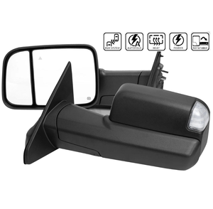 Espejo Retrovisor Lateral XMAXVISION para 1500 2019-2024, Eléctrico, con Calefacción, Luz de Señal de Giro, Luz de Cortesía, Nuevo, Punto Ciego, Negro - Product Image 2
