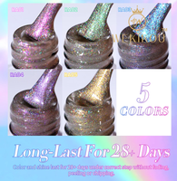 Angel Tears Rainbow Cateye Vernis à ongles OEM Bouteille Logo personnalisé Large lumière Magnétique Cat Eye Led Gel Polish