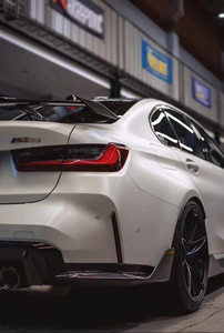 Alette Laterali Posteriori in Fibra di Carbonio Stile MP per BMW M3 G80 G81 M4 G82 G83 Splitter <span class=keywords><strong>Spoiler</strong></span> Diffusore per Paraurti Posteriore - Product Image 6