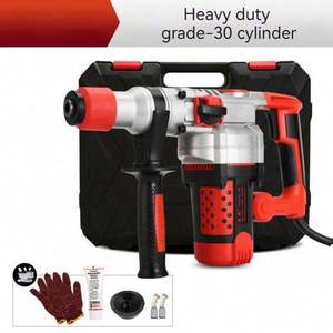 Haute puissance 220V <span class=keywords><strong>marteau</strong></span> de démolition électrique perceuse à percussion ensemble double usage robuste 26mm diamètre brise-béton <span class=keywords><strong>marteau</strong></span>-<span class=keywords><strong>piqueur</strong></span> - Product Image 2