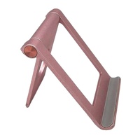 Support de téléphone pliable en aluminium anodisé usiné CNC sur mesure, support mobile réglable à charnière de précision pour l'électronique grand public