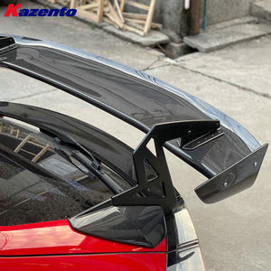 สำหรับ Honda <span class=keywords><strong>Civic</strong></span> Type R FK8 2017-21คาร์บอนไฟเบอร์สไตล์ spn ลำตัวด้านหลังปีกสปอยเลอร์ - Product Image 2