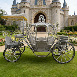 รถม้าไฟฟ้าสุดหรูคุณภาพสูงสำหรับงานแต่งงานแบบเจ้าหญิงซินเดอเรลล่า - Product Image 1