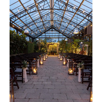 Grand chapiteau en aluminium encadré de verre tentes de fête résistantes de mariage pour des événements en plein air 500 personnes tente en verre