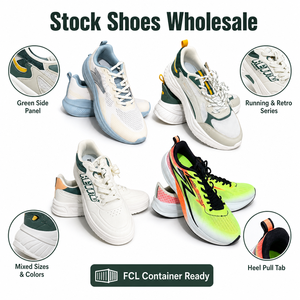 Liquidación de Zapatos para Niños 361 Degrees Export Stock con Etiqueta Privada para Obuv Stok - Product Image 1