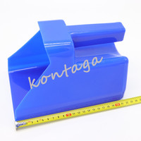 Cuillère doseuse pour animaux de compagnie de haute qualité, durable, antidérapante, en plastique, bleue, rouge, verte, jaune, en vente