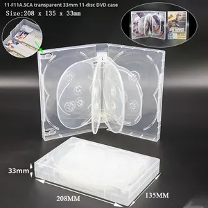 Cajas de Embalaje para <span class=keywords><strong>CD</strong></span> de 10 Discos, Estilo <span class=keywords><strong>Vinilo</strong></span>, Cubiertas de PP, de 33 mm, Paquete de 12 - Product Image 6