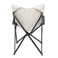 Chaise de pêche de plage compacte pliable avec cadre métallique robuste résistant à l'usure