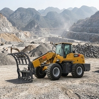 Sollevatore Telescopico 3500, 9500kg, Altezza di Sollevamento 4.8m, 4WD, Motore Deutz CE Euro V, Pala Gommata per Costruzioni e Agricoltura