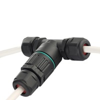 Connecteurs de barre d'éclairage à connexion rapide de type BNC étanches IP68 avec adaptateur de borne en forme de T