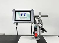 P7 tête unique 12.7MM lot Date en ligne TIJ imprimante à jet d'encre sacs boîte bouteille en plastique emballage Machine d'impression thermique