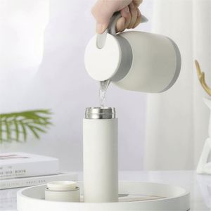 BPA-Free Stainless Steel Customizable Leak-Proof Outdoor Travel Mug Flask Vacuum Insulated Water <b>Coffee</b> <b>Bottle</b> Hot Cold Thermal - Product Image 3