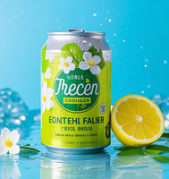 Vente en gros de canettes vides en aluminium imprimées en noir et blanc 355ml 330ml avec couvercle pour boisson à la bière boisson gazeuse boisson gazeuse