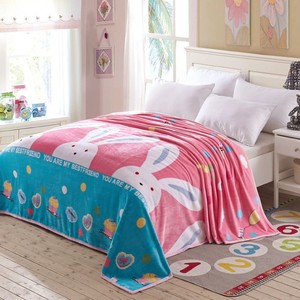 Super Soft Warm <strong>Bed</strong> <strong>Single</strong> Flannel Durable Printing <strong>Blanket</strong> - Product Image 2