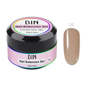 BIN Private Label all'ingrosso Soak Off Nail extension Uv Gel Polish multi functional model Building poly gel per l'estensione delle unghie