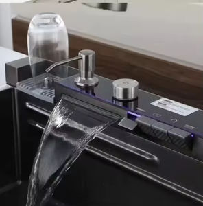 Évier de cuisine intelligent multifonctionnel de fabrication, évier de cuisine moderne en acier inoxydable numérique <span class=keywords><strong>caché</strong></span> à montage sous plan, cascade - Product Image 6