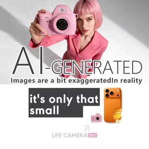 <b>Mini</b> Decorative Camera Portable Outdoor <b>Backpack</b> Pendant Camera Customizable Logo Support Memory Card For Photo Shooting - Product Image 5