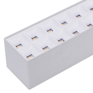 Led Treo Hình Chữ Nhật Tuyến Tính Chiếu Sáng 36W 60W Thương Mại Điều Khiển Không Dây Lưới Tản Nhiệt Tuyến Tính Ánh Sáng Cho Trung Tâm Mua Sắm Siêu Thị - Product Image 2