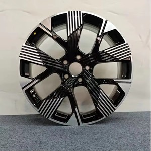 Jantes d'origine de 20 pouces en aluminium haute résistance, polies noires, électroplaquées blanches, 5 trous, pour la série BYD Tang - Product Image 2
