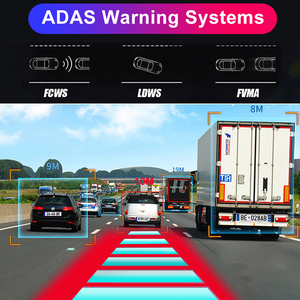 Xe DVR Full HD 1080P Car Dvr Máy Ảnh Tự Động 8 Inch Gương Chiếu Hậu Ống Kính Kép - Product Image 3