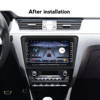 Lecteur vidéo multimédia 2din pour Skoda Rapid 2013 2014 2015 2016 2017 WIFI Android Navigation GPS Audio