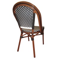 Chaises de café légères de style parisien, chaise incassable, restaurant en plein air