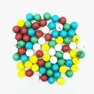 Sfere di ricambio in plastica multicolore da 3/5 pollici per giochi di Bingo