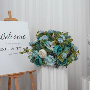 Resup Rsqgf-26 Centrotavola Floreale in Seta Artificiale, Pannello ad Arco, Runner da Tavola, Decorazioni Floreali e Piante Ornamentali - Product Image 4