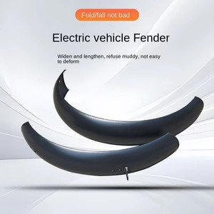 Parafango in Acciaio per Bici Elettrica, Accessori di Alta Qualità per Veicoli Elettrici, Nero Opaco - Product Image 3