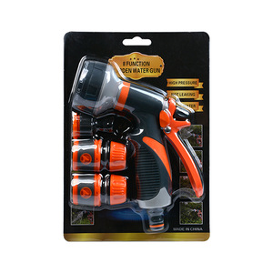 Huabangshi Garden Water Gun 8-Function <b>Set</b> Variable <b>Spray</b> Patterns For Plant Watering Car Wash - Product Image 3