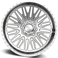 Jantes forgées personnalisées SL 22X12 24X12 24X14 26X14 26X16 6x139.7 8X170 8X180 Polies à déport profond pour Ford F-150 RAM 1500 GMC