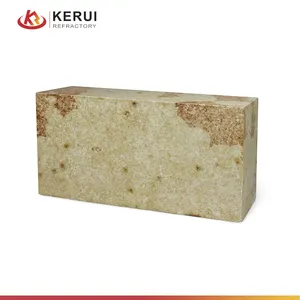 Brique réfractaire de silice de prix usine de KERUI briques de silice faites sur commande pour le four en verre