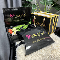 One Step Store Emballage personnalisé pour toutes sortes de perruques Sac express pour cartes à cheveux, bandeaux et bonnets Ensemble d'emballage pour cheveux