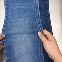 Tela Elástica de Algodón y Poliéster de 11.8 oz, 170 cm de Ancho, para Conjuntos de Mezclilla para Mujer