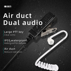 Auricolare con Tubo Acustico e Microfono a 2 Pin per Walkie Talkie Baofeng 888S UV-5R UV-82 TYT Retevis - Product Image 4