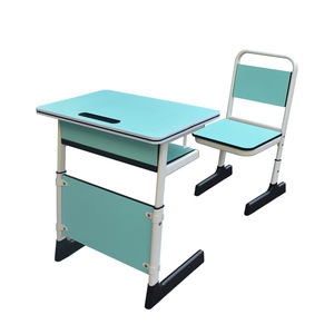 Conjunto de escritorio y silla para estudiantes MG-K19, altura ajustable, estilo moderno minimalista, muebles escolares, material de madera maciza - Product Image 2