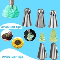 Kit de buse de tuyau de décoration de gâteau le plus vendu avec ensemble d'embouts de tube de glace décoratifs avec fournitures de buse de gâteau cerf-volant