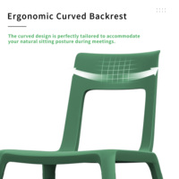 Chaise de conférence de bureau moderne à base cantilever, en maille et plastique, avec siège rembourré confortable, empilable, pour écoles, hôtels, hôpitaux (vente en gros)