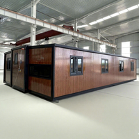 Isoliertes Modulares Containerhaus aus Stahl, Vorgefertigt, Faltbar, 40 Fuß/20 Fuß, zum Verkauf