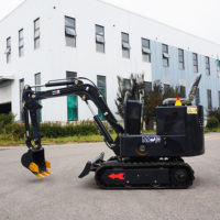 Mini excavatrices maison petite trancheuse hydraulique électrique avec accessoires
