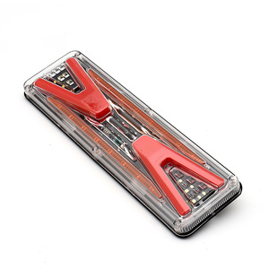 12V 24V dynamique <span class=keywords><strong>LED</strong></span> camion <span class=keywords><strong>feu</strong></span> arrière coulant clignotant feux de freinage arrière inverse camion Bus <span class=keywords><strong>caravane</strong></span> lumières <span class=keywords><strong>LED</strong></span> pour remorque - Product Image 2