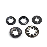 Arandela de montaje de ala personalizada para piezas de coches RC, clip de eje de acero, clip de rodamiento con brida, junta de flor de ciruelo
