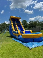 Videur gonflable en PVC commercial le plus vendu pour enfants sautant toboggan dans la jungle en vente toboggans populaires pour enfants